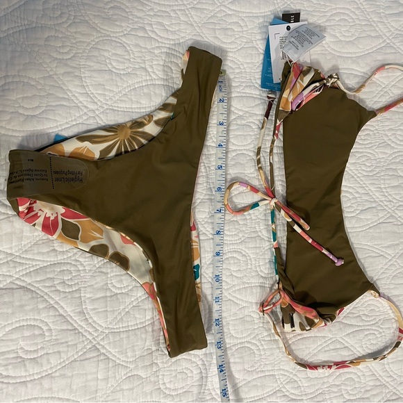 O’Neill MEADOW FLORAL Surfside Reversible Bralette Bikini size Small - Picture 9 of 12